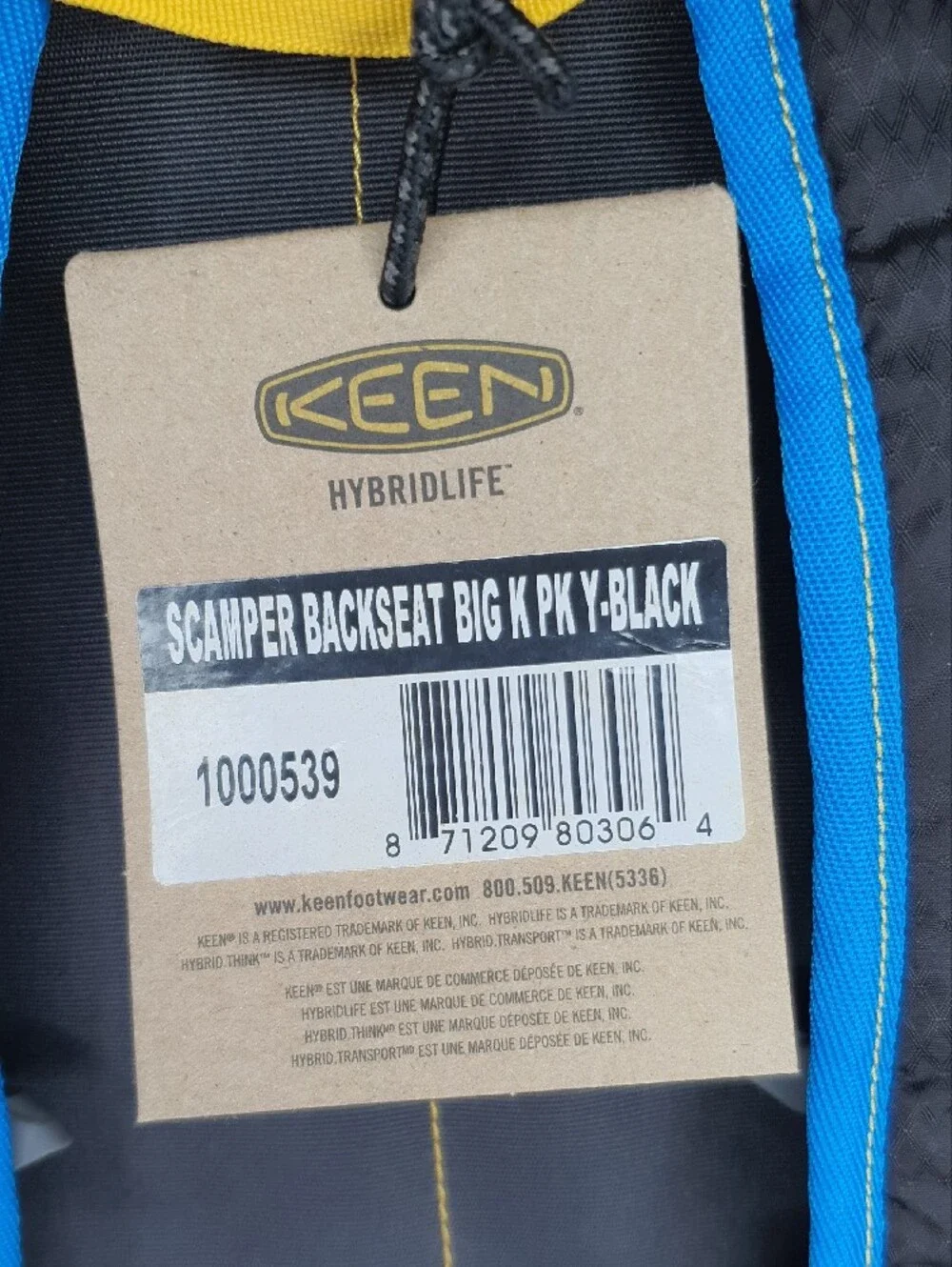 Keen Scamper Backseat Backpack W Safety LED light NWT + Free Gift